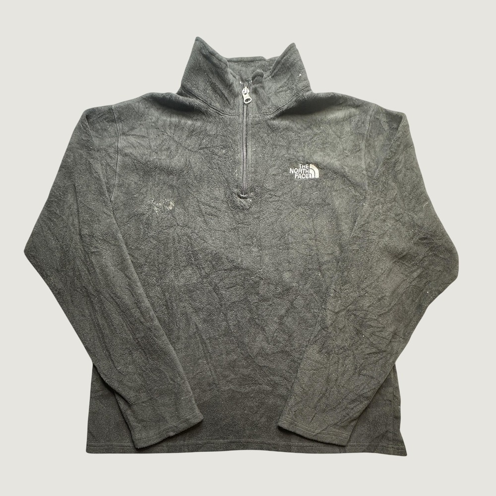 The North Face Fleece Pullover Boys XL Black T260 1/4 Zip Outdoor Layering